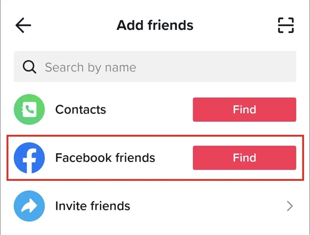 Find Contacts on TikTok